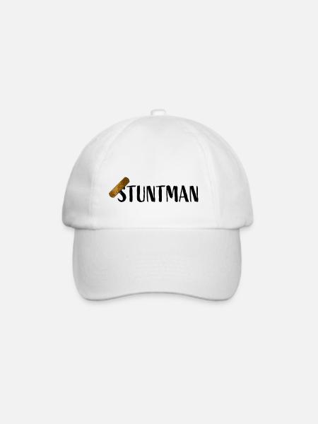 Stuntman - Baseballkappe - Weiß/Weiß