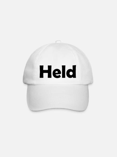 Held - Baseballkappe - Weiß/Weiß