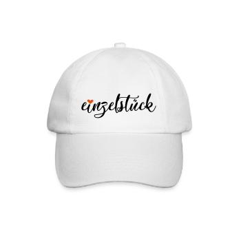 einzelstück - Baseballkappe - Weiß/Weiß - Vorne