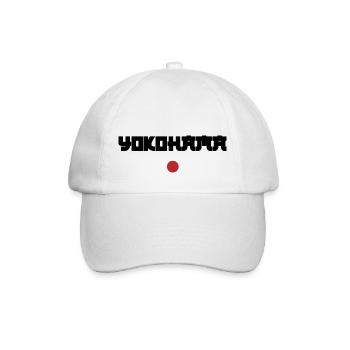 yokohama - japan - souvenir - Baseballkappe - Weiß/Weiß - Vorne