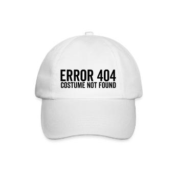 Fehler 404 Kostüm nicht gefunden - Baseballkappe - Weiß/Weiß - Vorne