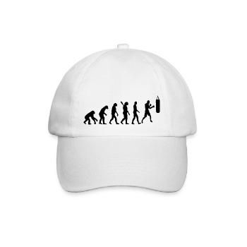 Boxing Fighting Muay Thai - Baseballkappe - Weiß/Weiß - Vorne