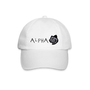 Wolf Wolf Alpha - Baseballkappe - Weiß/Weiß - Vorne