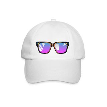 Sonnenbrille - Baseballkappe - Weiß/Weiß - Vorne