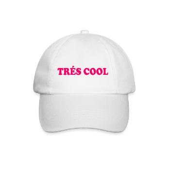 Trés cool - Baseballkappe - Weiß/Weiß - Vorne