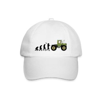 Unimog - Evolution - Oldtimer - Offroad - MB Trac - Baseballkappe - Weiß/Weiß - Vorne