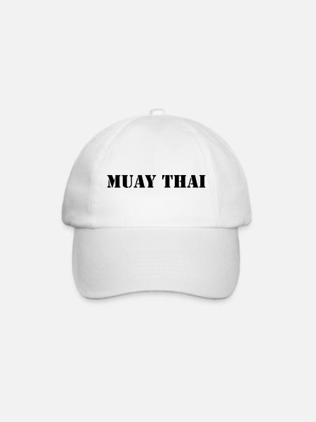 MUAY THAI - Baseballkappe - Weiß/Weiß