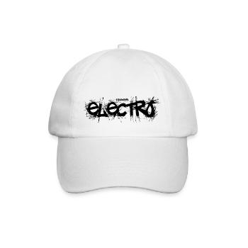 kikkbeatz Electro - Baseballkappe - Weiß/Weiß - Vorne