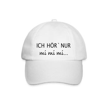 mi mi mi - Baseballkappe - Weiß/Weiß - Vorne