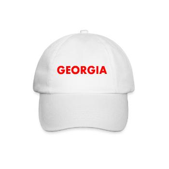 Georgia - Baseballkappe - Weiß/Weiß - Vorne