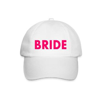 Bride - Baseballkappe - Weiß/Weiß - Vorne