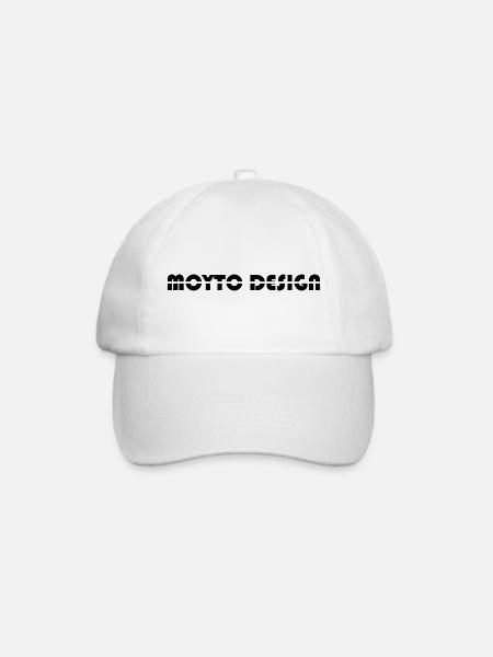 MOYTO DESIGN STIL 3 - Baseballkappe - Weiß/Weiß