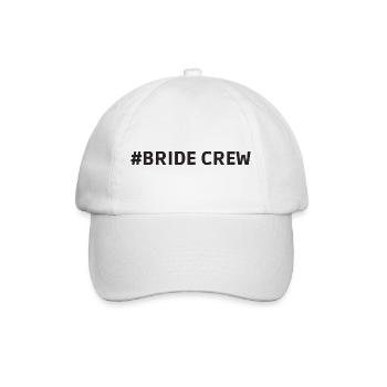 Bride Crew Hochzeitsparty Braut Crew - Baseballkappe - Weiß/Weiß - Vorne