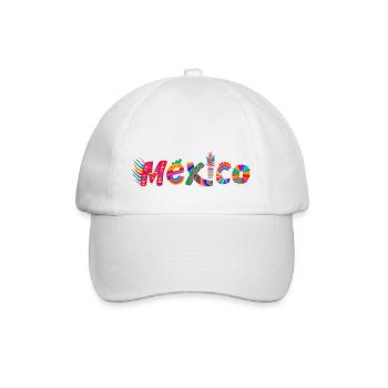 Mexico - Fiesta Party - Baseballkappe - Weiß/Weiß - Vorne