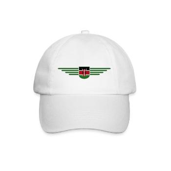 Nairobi Design für Kenia-Liebhaber - Baseballkappe - Weiß/Weiß - Vorne