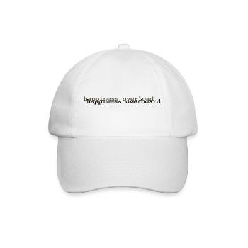 talk about feelings 4 - Baseballkappe - Weiß/Weiß - Vorne