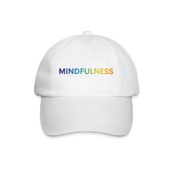 Mindfulness  - Baseballkappe - Weiß/Weiß - Vorne