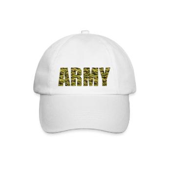 Army - Baseballkappe - Weiß/Weiß - Vorne
