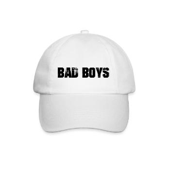 BAD BOYS - Baseballkappe - Weiß/Weiß - Vorne