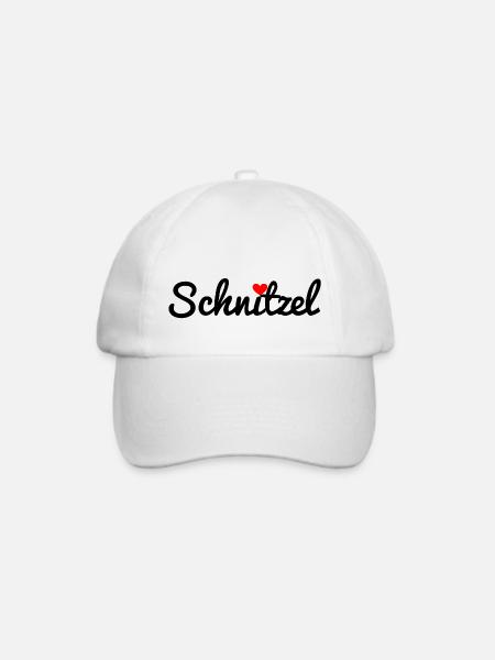 Schnitzel - Baseballkappe - Weiß/Weiß