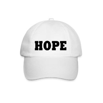 Hope - Baseballkappe - Weiß/Weiß - Vorne