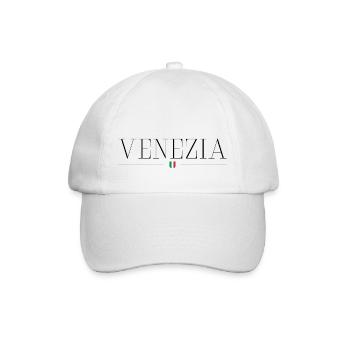 Venedig Venezia Italia Italien - Baseballkappe - Weiß/Weiß - Vorne