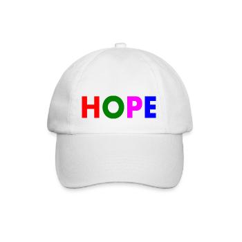 Hope - Baseballkappe - Weiß/Weiß - Vorne