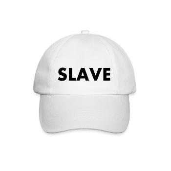 Slave - Baseballkappe - Weiß/Weiß - Vorne