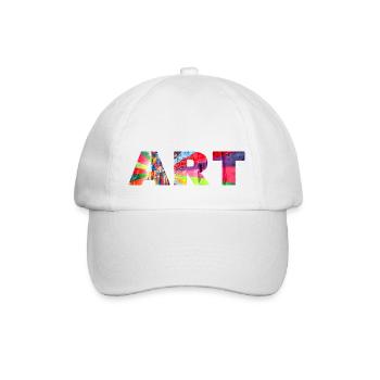 "ART" - Baseballkappe - Weiß/Weiß - Vorne