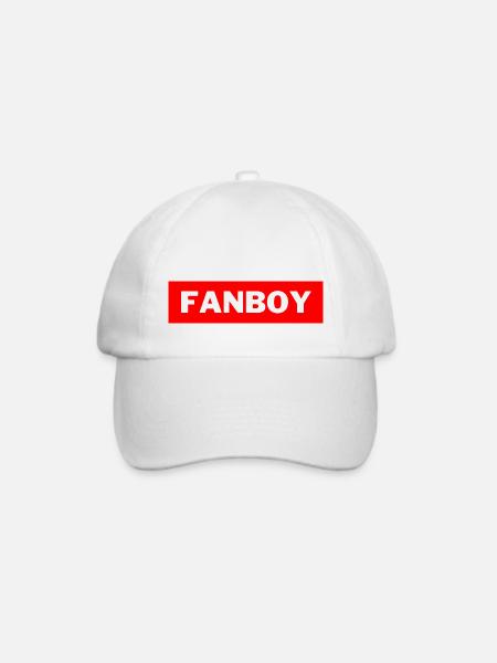 fanboy - Baseballkappe - Weiß/Weiß