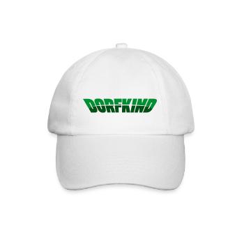 Dorfkind - Trecker, Traktor, Landwirtschaft, Agrar - Baseballkappe - Weiß/Weiß - Vorne