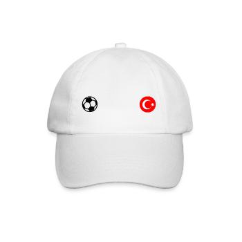 Türkei - Baseballkappe - Weiß/Weiß - Vorne
