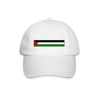 Free palestine - Baseballkappe - Weiß/Weiß - Vorne