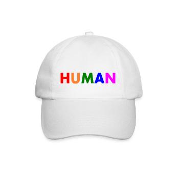 Human - Baseballkappe - Weiß/Weiß - Vorne