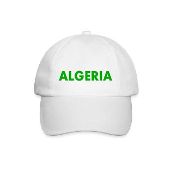 Algerien - Baseballkappe - Weiß/Weiß - Vorne