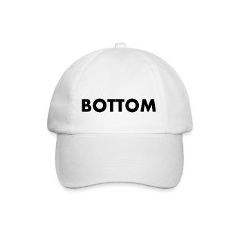 Bottom - Baseballkappe - Weiß/Weiß - Vorne