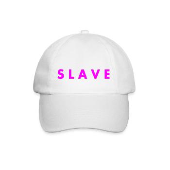 Slave - Baseballkappe - Weiß/Weiß - Vorne