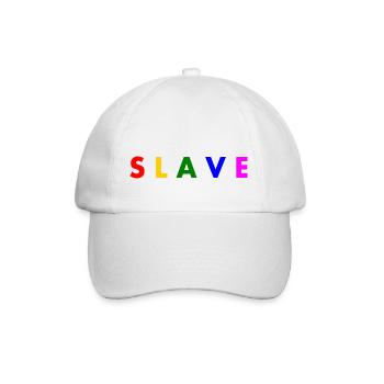 Slave - Baseballkappe - Weiß/Weiß - Vorne