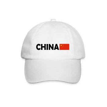 China - Baseballkappe - Weiß/Weiß - Vorne