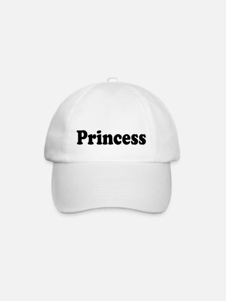 Princess - Baseballkappe - Weiß/Weiß