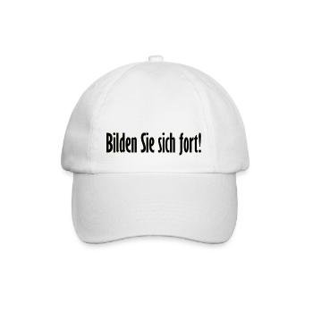 Bildung - Baseballkappe - Weiß/Weiß - Vorne