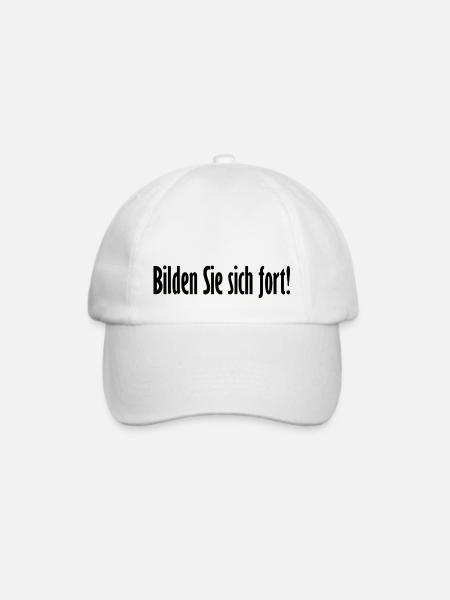 Bildung - Baseballkappe - Weiß/Weiß