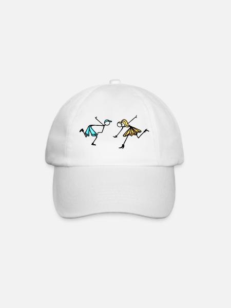 la_coppia_1 - Baseballkappe - Weiß/Weiß