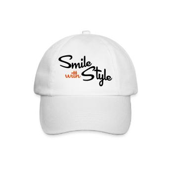 lustige Sprüche - Baseballkappe - Weiß/Weiß - Vorne
