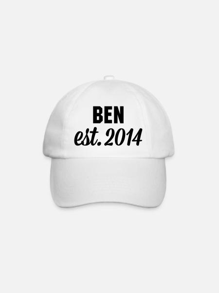 Ben est 2014 - Baseballkappe - Weiß/Weiß
