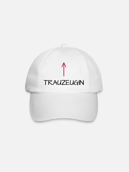 Trauzeugin Junggesellenabschied Pfeil - Baseballkappe - Weiß/Weiß