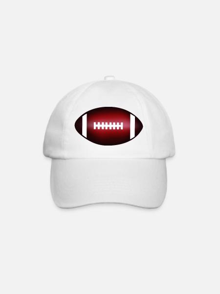 American Football - Baseballkappe - Weiß/Weiß