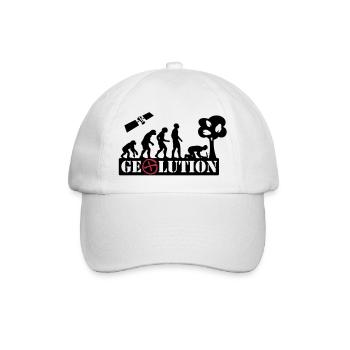 Geolution - 2color - 2O12 - Baseballkappe - Weiß/Weiß - Vorne