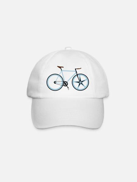 Fahrradsport - Baseballkappe - Weiß/Weiß