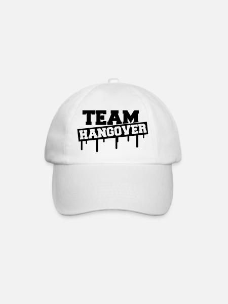 Team Hangover - Baseballkappe - Weiß/Weiß